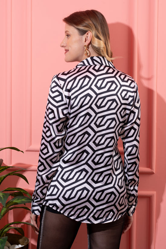 Urban Edge Satin Shirt