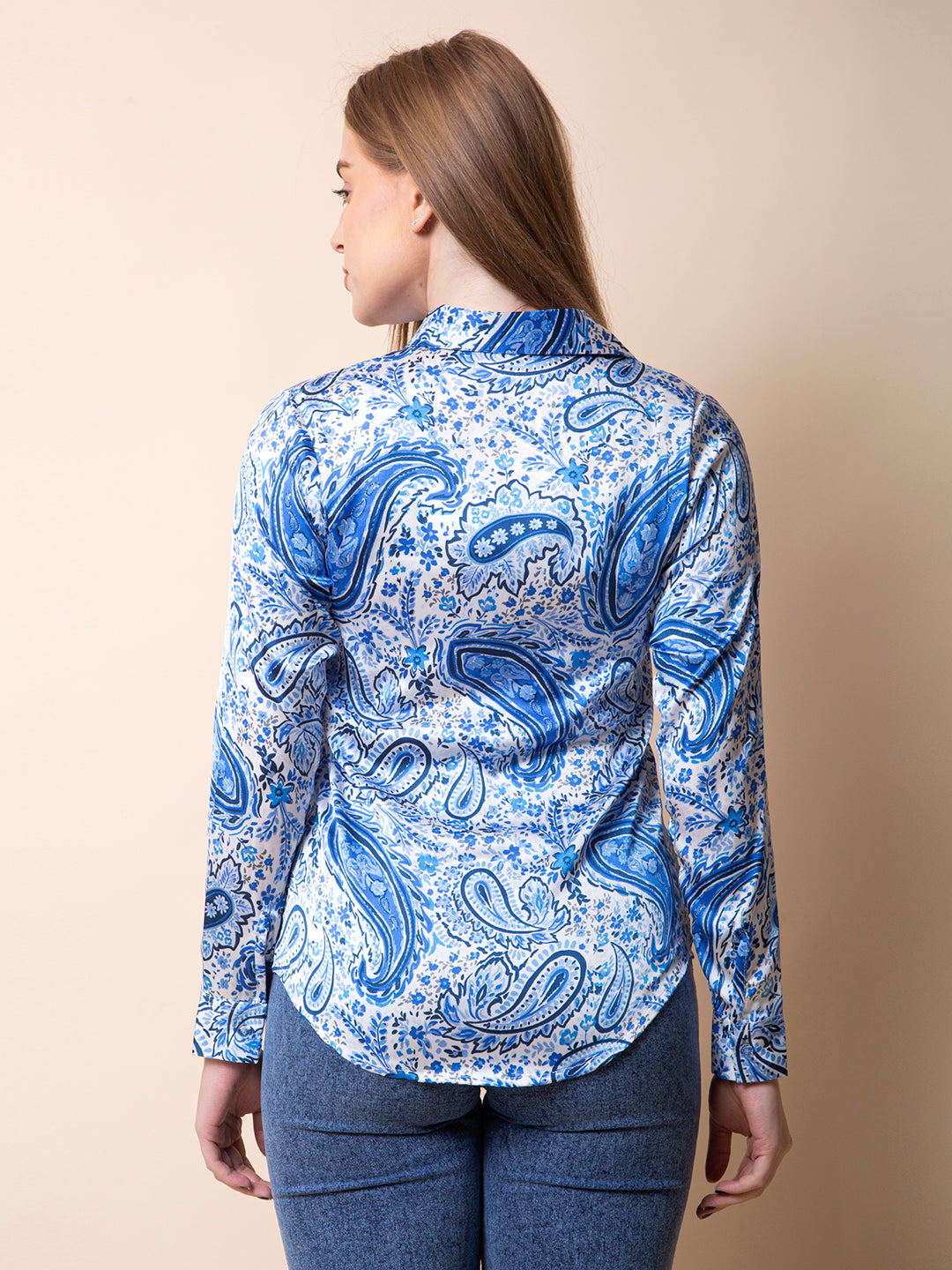 Royal Paisley Luxe Shirt