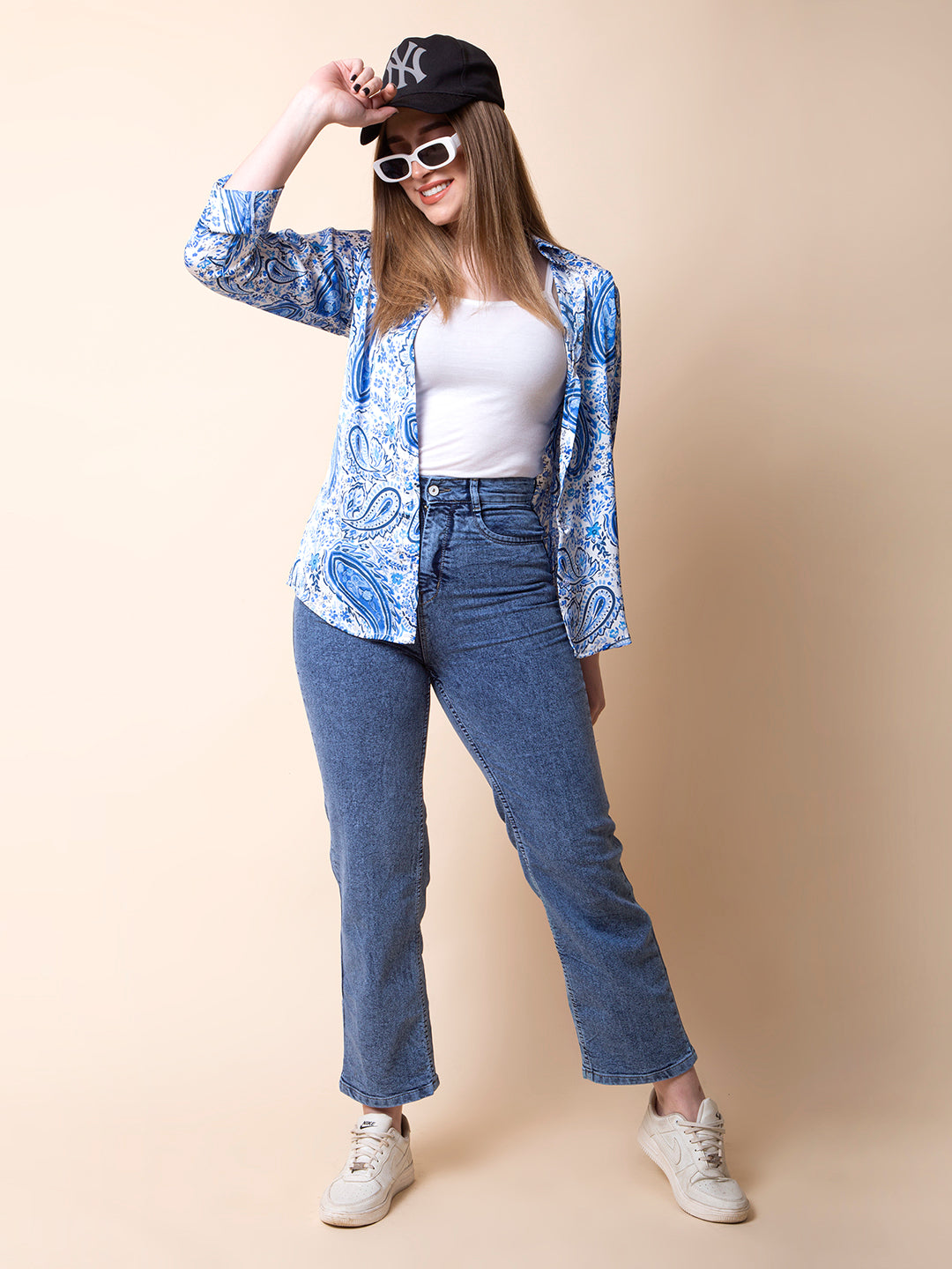 Royal Paisley Luxe Shirt