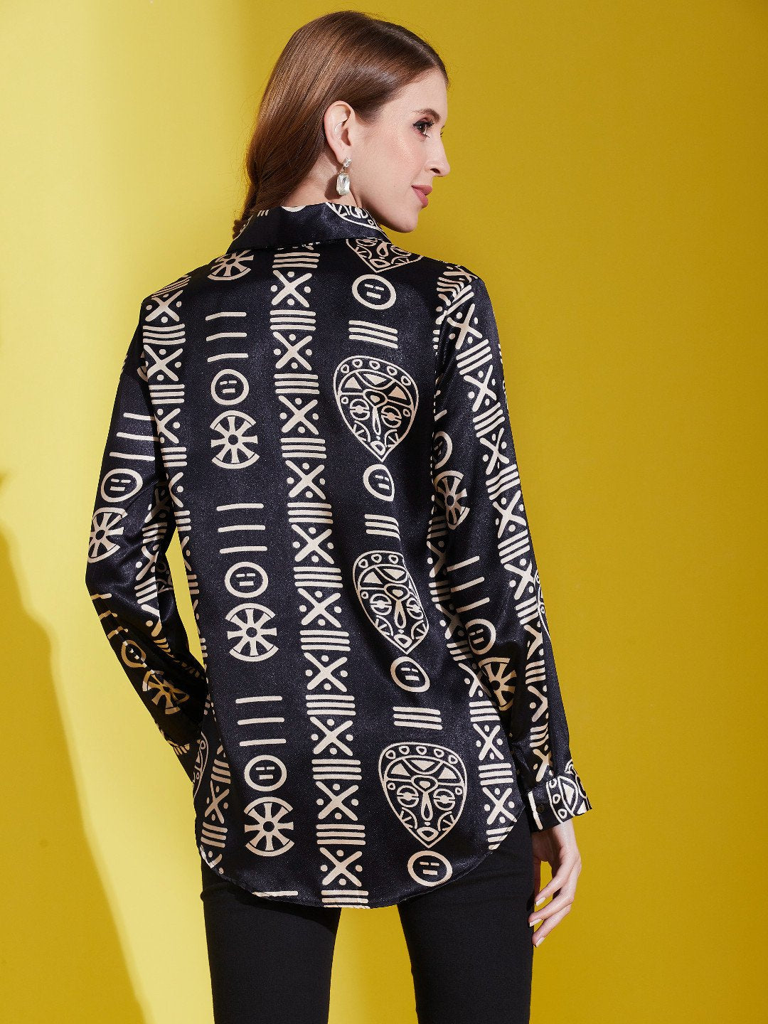 Ethereal Symbol Satin Shirt