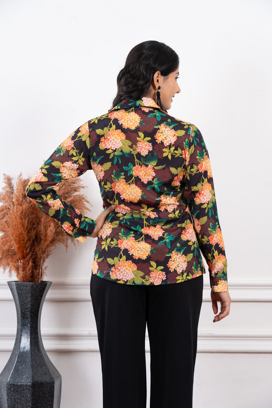 Autumn Garden Printed Shirt