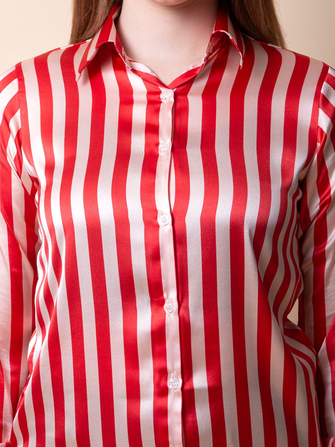 Red White Striped Shirt