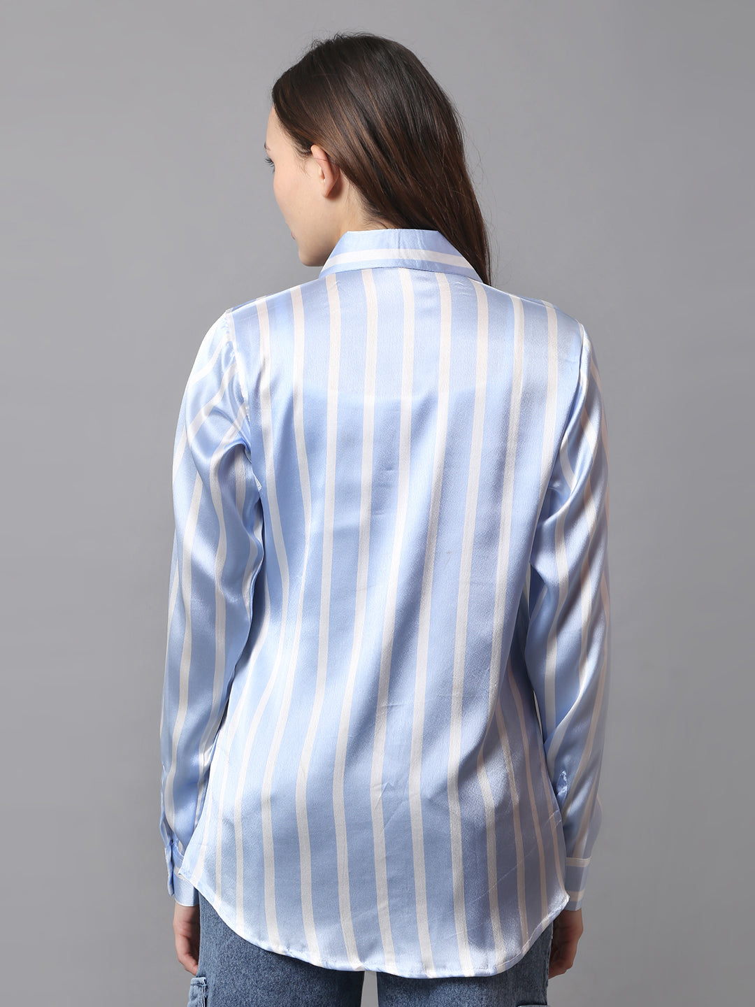 Skyline Satin Stripe Shirt