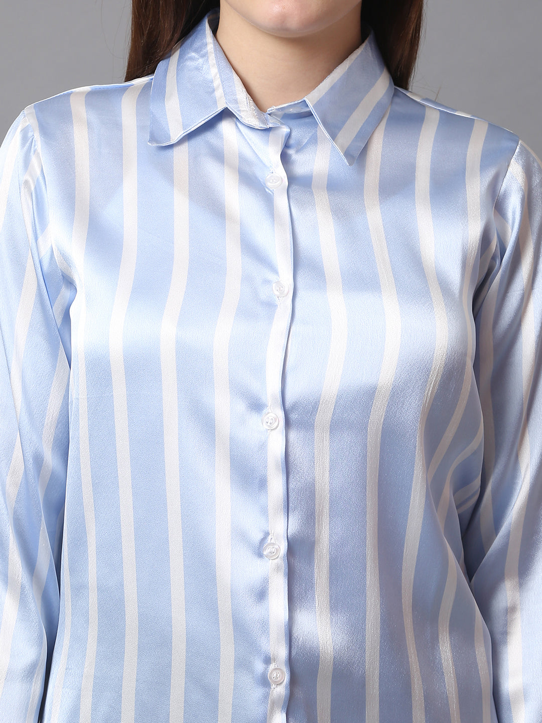 Skyline Satin Stripe Shirt