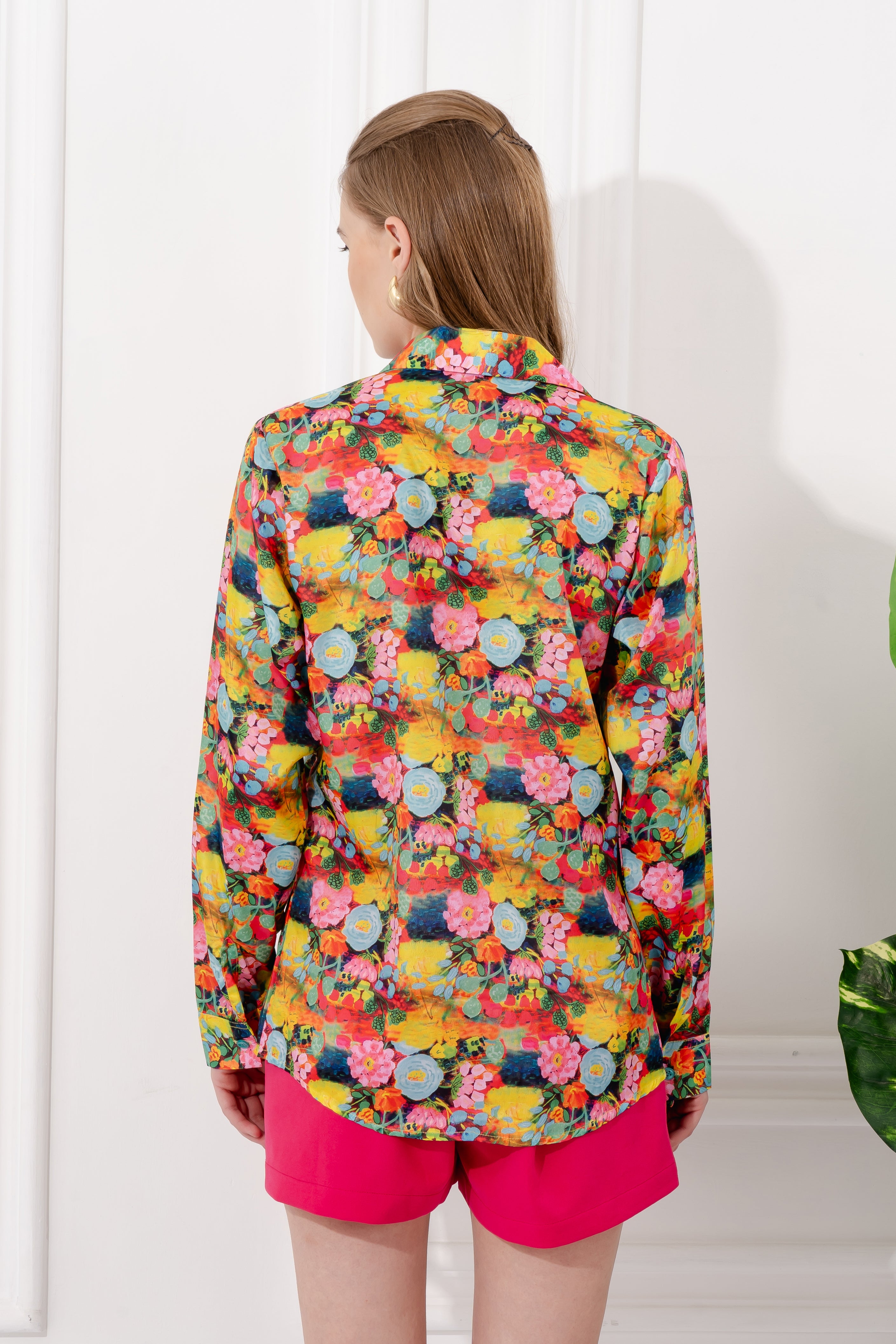Paradise Garden Satin Shirt